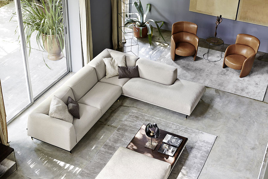 Ditre divano design angolo modello St-germain.