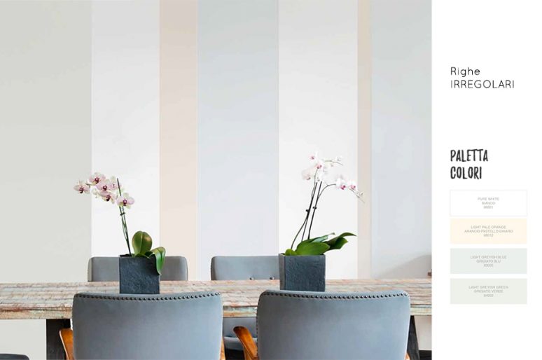 Dipingere casa: le righe verticali.