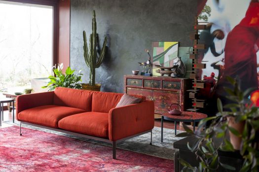 5 divani arancioni dai colori caldi